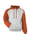 Athletic Fleece Youth Hood OXFORD/BURNT ORANGE