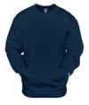 Athletic Fleece Pocket Crew NAVY