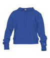 Athletic Fleece Crop Hood ROYAL