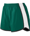 Ladies Junior Fit Pulse Short DARK GREEN/WHITE/BLACK
