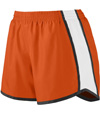 Ladies Junior Fit Pulse Short ORANGE/WHITE/BLACK