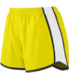 Ladies Junior Fit Pulse Short POWER YELLOW/WHITE/BLACK
