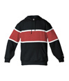 United Athletic Fleece Hood BLACK/RED/WHITE