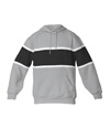 United Athletic Fleece Hood OXFORD/BLACK/WHITE