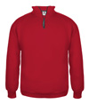 1/4 Zip Fleece Pullover RED