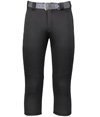 Girls Sideflex Softball Pant BLACK