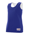 Ladies Reversible Wicking Tank PURPLE/WHITE