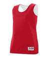 Ladies Reversible Wicking Tank RED/WHITE