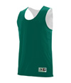 Reversible Wicking Tank DARK GREEN/WHITE
