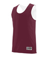 Reversible Wicking Tank MAROON/WHITE