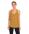 Womens Ideal Racerback Tank ANTIQUE GOLD