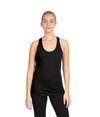 Womens Ideal Racerback Tank BLACK
