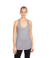 Womens Ideal Racerback Tank HEATHER GRAY