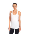 Womens Ideal Racerback Tank WHITE