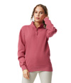 Adult 1/4 Zip Sweatshirt CRIMSON