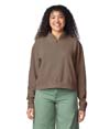 Womens Mid-Length 1/4 Zip ESPRESSO