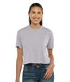 Ideal Crop Tee HEATHER GRAY
