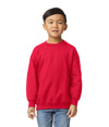 Heavy Blend Youth Crewneck RED