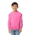 Heavy Blend Youth Crewneck SAFETY PINK