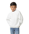 Heavy Blend Youth Crewneck WHITE