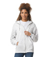 Heavy Blend Full Zip Hood ASH GREY