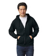 Heavy Blend Full Zip Hood BLACK