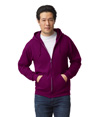 Heavy Blend Full Zip Hood MAROON