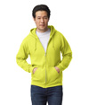 Heavy Blend Full Zip Hood SAFETY GREEN