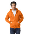 Heavy Blend Full Zip Hood S ORANGE
