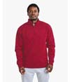 Adult 1/4 Zip Sweatshirt CHERRY RED