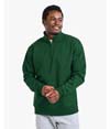 Adult 1/4 Zip Sweatshirt FOREST GREEN