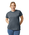 Ultra Cotton Womens T-Shirt DARK HEATHER (50C/50P)