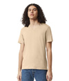 CVC Unisex V-Neck T-Shirt HEATHER BONE