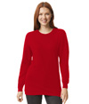 Fine Jersey Unisex Long Sleeve RED