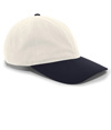 Brushed Cotton Twill Cap KHAKI/NAVY