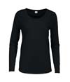 Lady Long Islander Tee BLACK