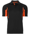 Avenger Polo BLACK/ORANGE