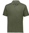 Repreve Eco Polo OLIVE HEATHER