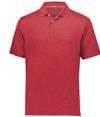 Repreve Eco Polo SCARLET HEATHER