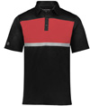 Prism Bold Polo BLACK/SCARLET