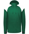 Limitless 1/4 Zip Hoodie DARK GREEN/WHITE