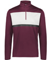 Prism Bold 1/4 Zip Pullover MAROON/WHITE