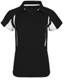 Ladies Avenger Polo BLACK/WHITE