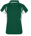 Ladies Avenger Polo FOREST/WHITE