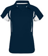Ladies Avenger Polo NAVY/WHITE