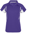Ladies Avenger Polo PURPLE/WHITE