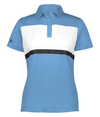 Ladies Prism Bold Polo COLUMBIA BLUE/WHITE