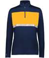Ladies Prism Bold 1/4 Zip NAVY/GOLD