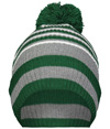Spirit Pom Beanie DARK GREEN/HEATHER GREY/WHITE