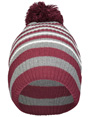 Spirit Pom Beanie MAROON/HEATHER GREY/WHITE